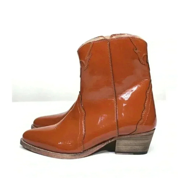 New Free People Frontier Western Boot Size 37 1/2 - Picture 6 of 9